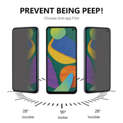 For Samsung Galaxy F52 5G / G62 / M62 ENKAY 28 Degree Anti-peeping Tempered Glass Full Screen Film, For Samsung Galaxy F52 5G(1 PC), For Samsung Galaxy F52 5G(2 PCS), For Samsung Galaxy F52 5G(5 PCS)