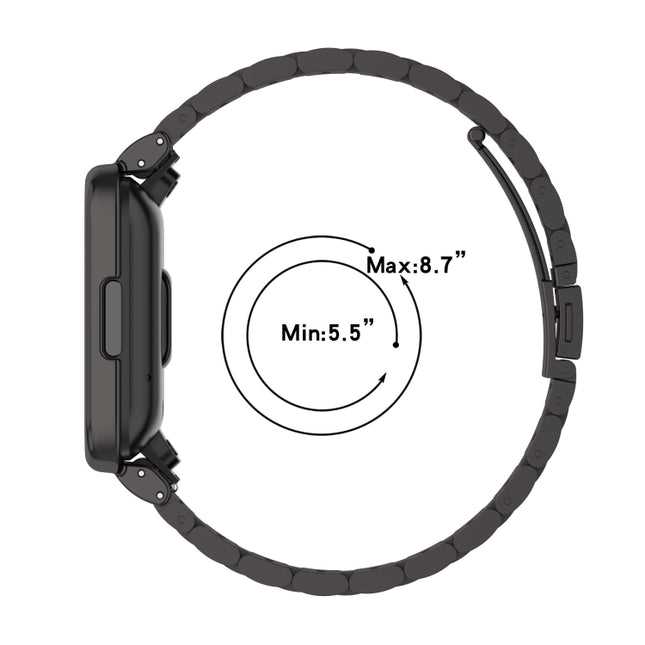 2 in 1 Three-bead Metal Strap with Watch Frame, For Xiaomi Redmi Watch 2, For Xiaomi Redmi Watch2 Lite International Version