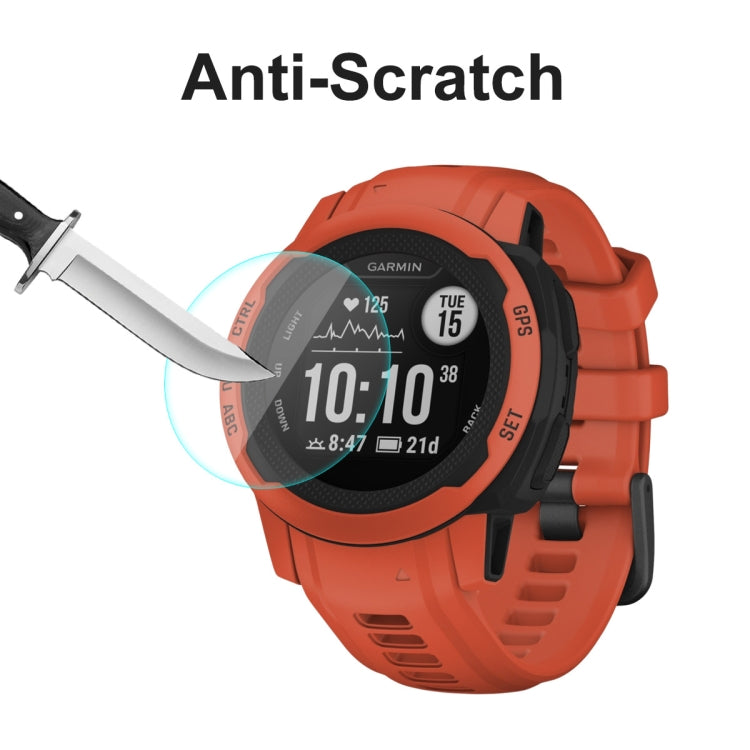 ENKAY 0.2mm 9H Tempered Glass Screen Protector Watch Film For Garmin Instinct 2, 1 PC, 2 PCS, 5 PCS, 10 PCS