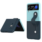 For Samsung Galaxy Z Flip3 5G / Ice Blue + Dark Blue