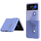 For Samsung Galaxy Z Flip3 5G / Sky Blue + Light Purple