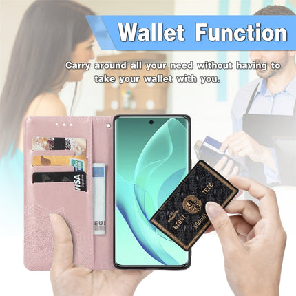 Mandala Flower Embossed Horizontal Flip Leather Phone Case, For Honor 60 Pro, For OnePlus 10 Pro, For ZTE Blade A31, For TCL 10L