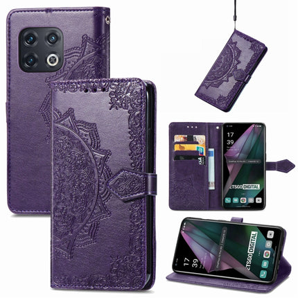 Mandala Flower Embossed Horizontal Flip Leather Phone Case, For Honor 60 Pro, For OnePlus 10 Pro, For ZTE Blade A31, For TCL 10L