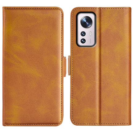 For Xiaomi 12 Dual-side Magnetic Buckle Flip Leather Phone Case, For Xiaomi 12