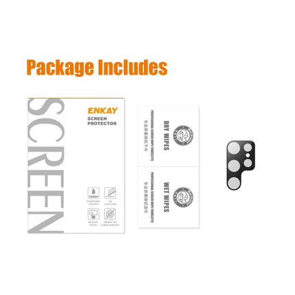 For Samsung Galaxy S22 Ultra 5G ENKAY 9H Rear Lens Tempered Glass Film