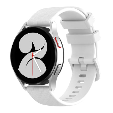 20mm Carbon Fiber Striped Silicone Strap, For Huawei Watch 2, For Honor Watch ES