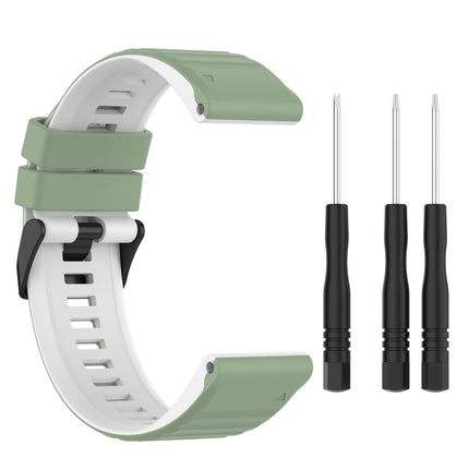 22mm Silicone Mixing Color Watch Strap, For Garmin Fenix 5, For Garmin Fenix 5 Plus