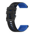 For Garmin Fenix 6X Pro / Black+Blue
