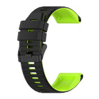 For Garmin Fenix 3 HR / Black+Green