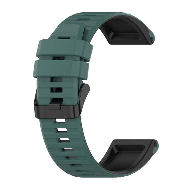 26mm Silicone Mixing Color Watch Strap, For Garmin Fenix 3 Sapphire