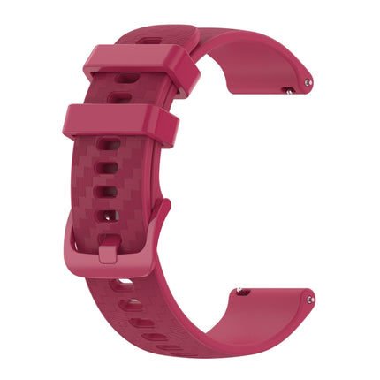 20mm Carbon Fiber Striped Silicone Strap, For Amazfit GTR 42mm, For Amazfit GTS