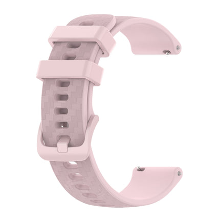 20mm Carbon Fiber Striped Silicone Strap, For Amazfit GTR 42mm, For Amazfit GTS