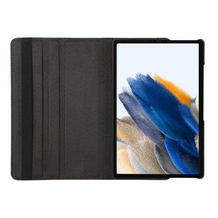 For Samsung Galaxy Tab A8 10.5 2021 X200/X205 ENKAY 360 Degree Rotation Litchi Leather Smart Case