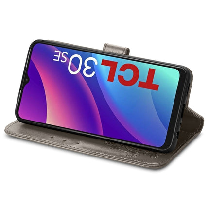 Four-leaf Clasp Embossed Leather Phone Case, For OnePlus 10 Pro, For TCL A509DL / A3, For TCL 30 SE, For Nokia X10