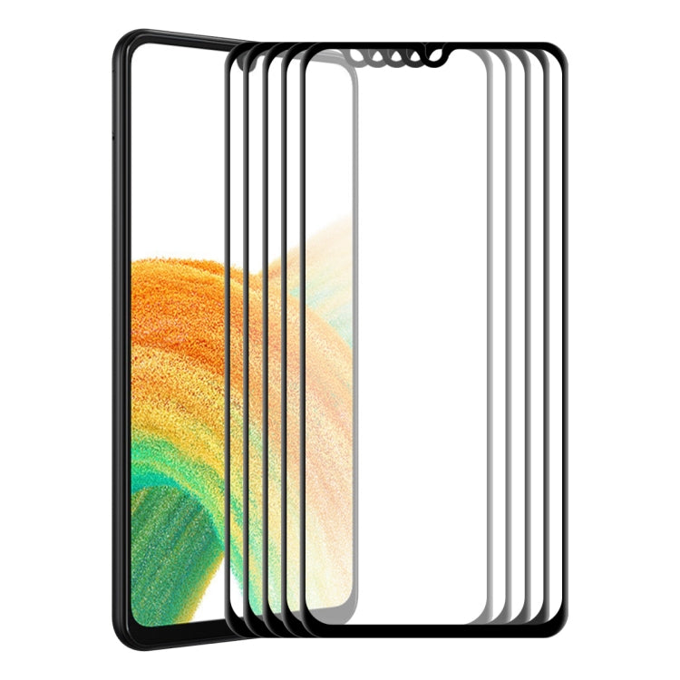 For Samsung Galaxy A33 5G ENKAY 6D Full Glue Tempered Glass Full Film, For Samsung Galaxy A33 5G(1 PC), For Samsung Galaxy A33 5G(2 PCS), For Samsung Galaxy A33 5G(5 PCS)