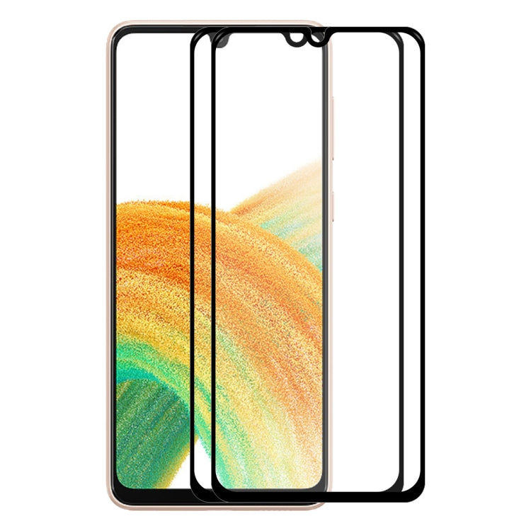For Samsung Galaxy A33 5G ENKAY Full Glue 0.26mm 9H 2.5D Tempered Glass Full Film, For Samsung Galaxy A33 5G(1 PC), For Samsung Galaxy A33 5G(2 PCS), For Samsung Galaxy A33 5G(5 PCS), For Samsung Galaxy A33 5G(10 PCS)