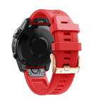 For Garmin Fenix 5S Plus / Red