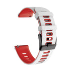 For Samsung Galaxy Watch 4 44mm / White Red