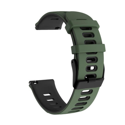 22mm Mixed-Color Silicone Strap, For Samsung Galaxy Watch 3 45mm