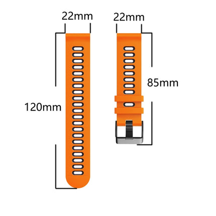 22mm Mixed-Color Silicone Strap, For Samsung Galaxy Watch 46mm