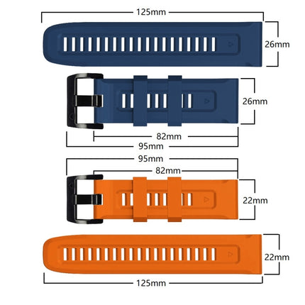 22mm Silicone Sport Pure Color Strap, For Garmin Approach S60