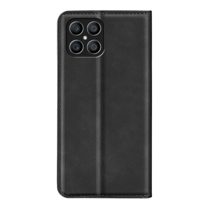 For Honor X8 Retro-skin Magnetic Suction Leather Phone Case, For Honor X8