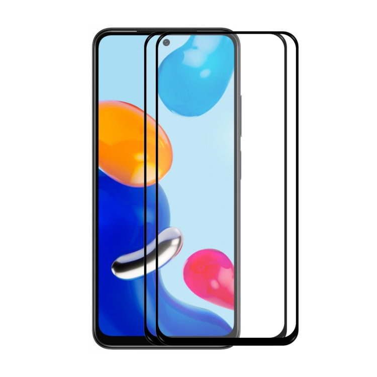 For Redmi Note 11S 4G ENKAY Full Glue 0.26mm 9H 2.5D Tempered Glass Full Film