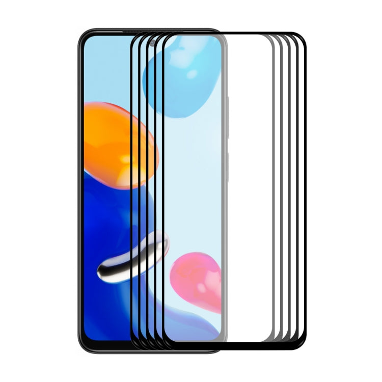 For Redmi Note 11S 4G ENKAY Full Glue 0.26mm 9H 2.5D Tempered Glass Full Film