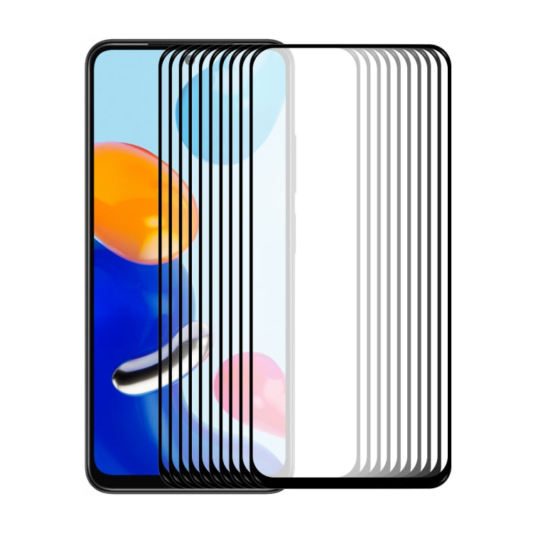 For Redmi Note 11S 4G ENKAY Full Glue 0.26mm 9H 2.5D Tempered Glass Full Film