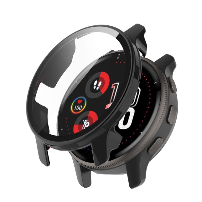 PC+Tempered Film Fully Enclosed Protective Case, For Garmin Venu 2 Plus