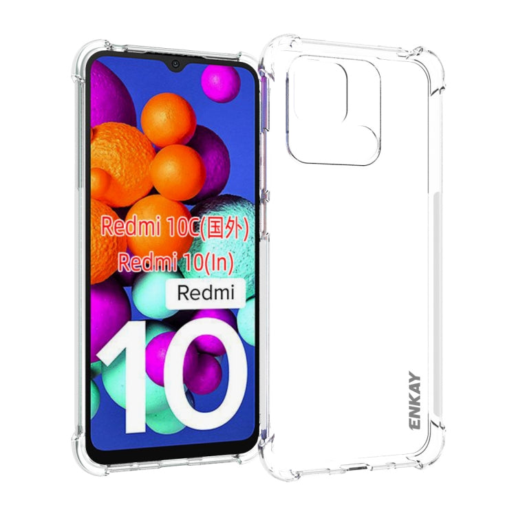 ENKAY Clear TPU Shockproof Case, For Xiaomi Poco X4 Pro 5G, For Xiaomi Redmi 10C Global / Redmi 10 India, For Xiaomi Redmi K40S, For Xiaomi Redmi K50 Gaming, For Xiaomi Redmi K50 / K50 Pro, For Xiaomi Redmi Note 11 Pro 5G China�������������������������...