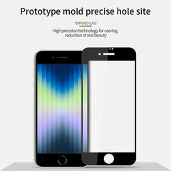 PINWUYO 9H 2.5D Full Screen Tempered Glass Film, For iPhone SE 2022