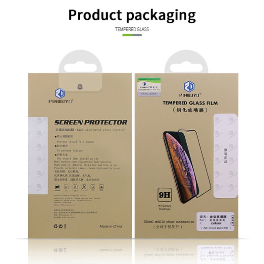 PINWUYO 9H 2.5D Full Screen Tempered Glass Film, For iPhone SE 2022