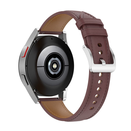 Embossed Genuine Leather Watch Strap, For Garmin Vivoactive 3, For Garmin Vivoactive3 Music, For Garmin Venu sq, For For Garmin Forerunner 645 Music