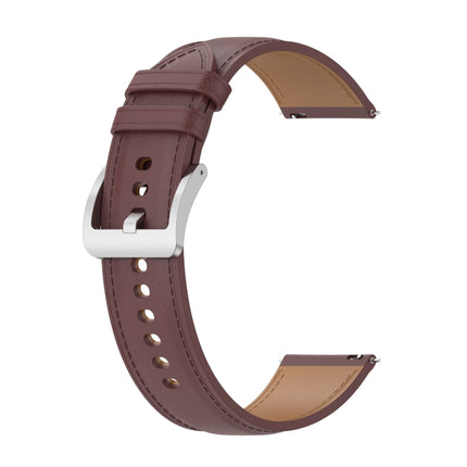 Embossed Genuine Leather Watch Strap, For Garmin Vivoactive 3, For Garmin Vivoactive3 Music, For Garmin Venu sq, For For Garmin Forerunner 645 Music