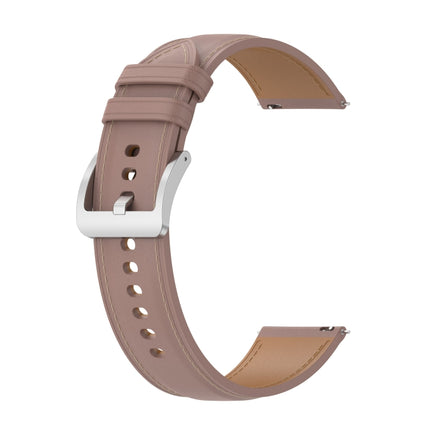 Embossed Genuine Leather Watch Strap, For Garmin Move 3, For Garmin Vivomove, For Garmin Move Style, For Garmin Move Luxe