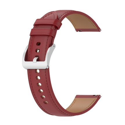 Embossed Genuine Leather Watch Strap, For Garmin Move 3, For Garmin Vivomove, For Garmin Move Style, For Garmin Move Luxe