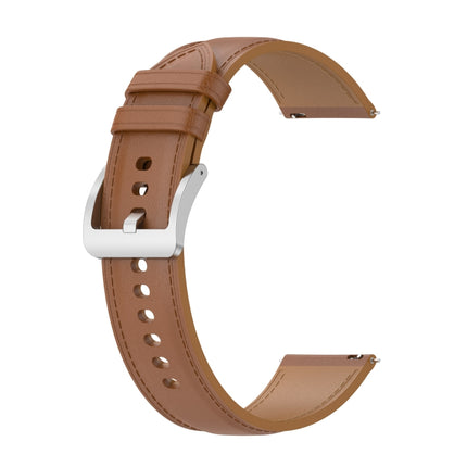 Embossed Genuine Leather Watch Strap, For Garmin Move 3, For Garmin Vivomove, For Garmin Move Style, For Garmin Move Luxe
