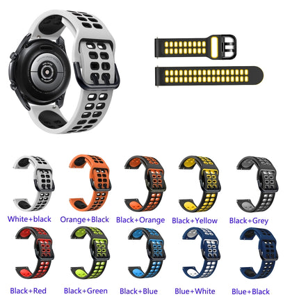 20mm Mixed-color Silicone Strap, For Garmin Move 3, For Garmin Vivoactive 3