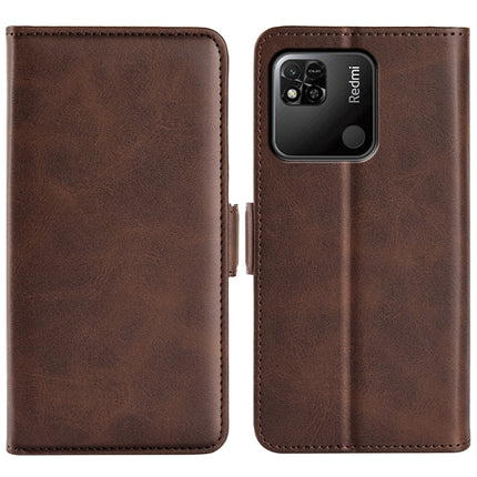 For Xiaomi Redmi 10A Dual-side Magnetic Buckle Leather Phone Case, For Xiaomi Redmi 10A