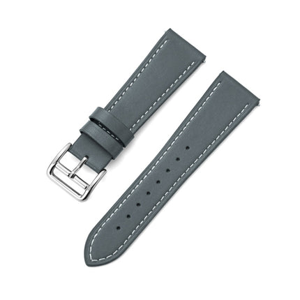 22mm Contrast Pin Buckle Leather Strap, For Huawei Watch GT2 Pro/Watch GT 2E/Watch GT