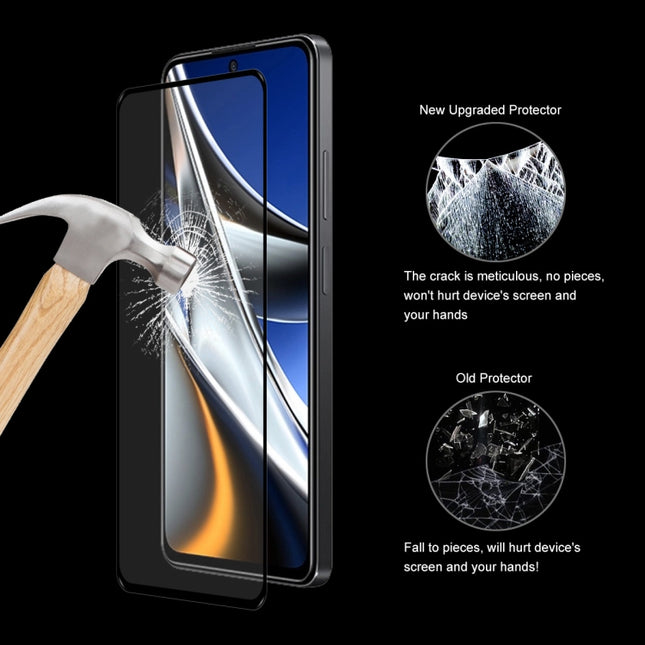 For Xiaomi Poco X4 Pro 5G ENKAY Full Glue 0.26mm 9H 2.5D Tempered Glass Full Film