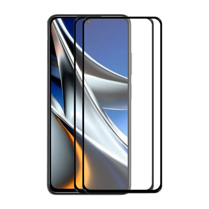 For Xiaomi Poco X4 Pro 5G ENKAY Full Glue 0.26mm 9H 2.5D Tempered Glass Full Film