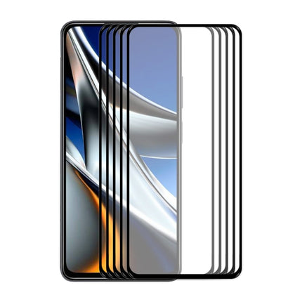 For Xiaomi Poco X4 Pro 5G ENKAY Full Glue 0.26mm 9H 2.5D Tempered Glass Full Film