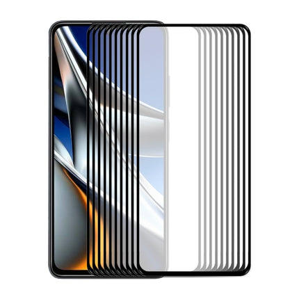 For Xiaomi Poco X4 Pro 5G ENKAY Full Glue 0.26mm 9H 2.5D Tempered Glass Full Film