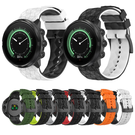 24mm Mixed-Color Silicone Watch Band, For Suunto 9, For Suunto 7, For Suunto 9 Baro