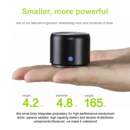 A106Pro IPX7 Waterproof Mini Portable Bluetooth Metal Speaker