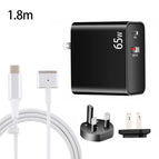MagSafe 2 / T Cable, UK Plug / US Plug / Black