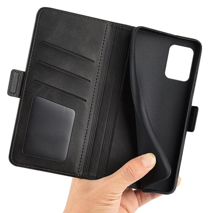 For Alcatel 1B 2022 Dual-side Magnetic Buckle Horizontal Flip Leather Phone Case, Black, Yellow, Brown, Dark Blue, Red