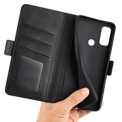 For Ulefone note 10 Dual-side Magnetic Buckle Leather Phone Case, Black, Yellow, Brown, Dark Blue, Red